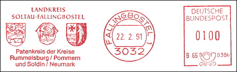 Frankatura mechaniczna: Fallingbostel 1, 22.02.1991