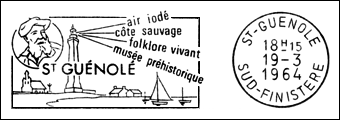 Kasownik: Saint-Guénolé, 19.03.1964
