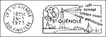 Kasownik: Saint-Guénolé, 24.01.1973