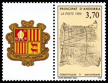 Znaczek: Andora (poczta francuska) 464