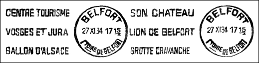 Kasownik: Belfort, 27.11.1934